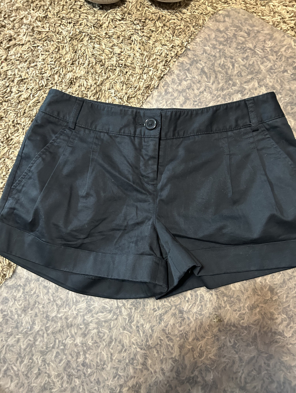 Express Black Cotton Blend Dress Shorts Size 6